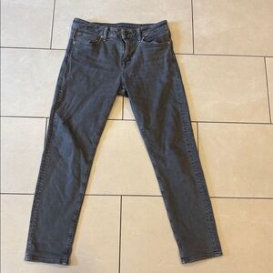 American Eagle Outfitters Men's Straight Jeans - Dark Gray